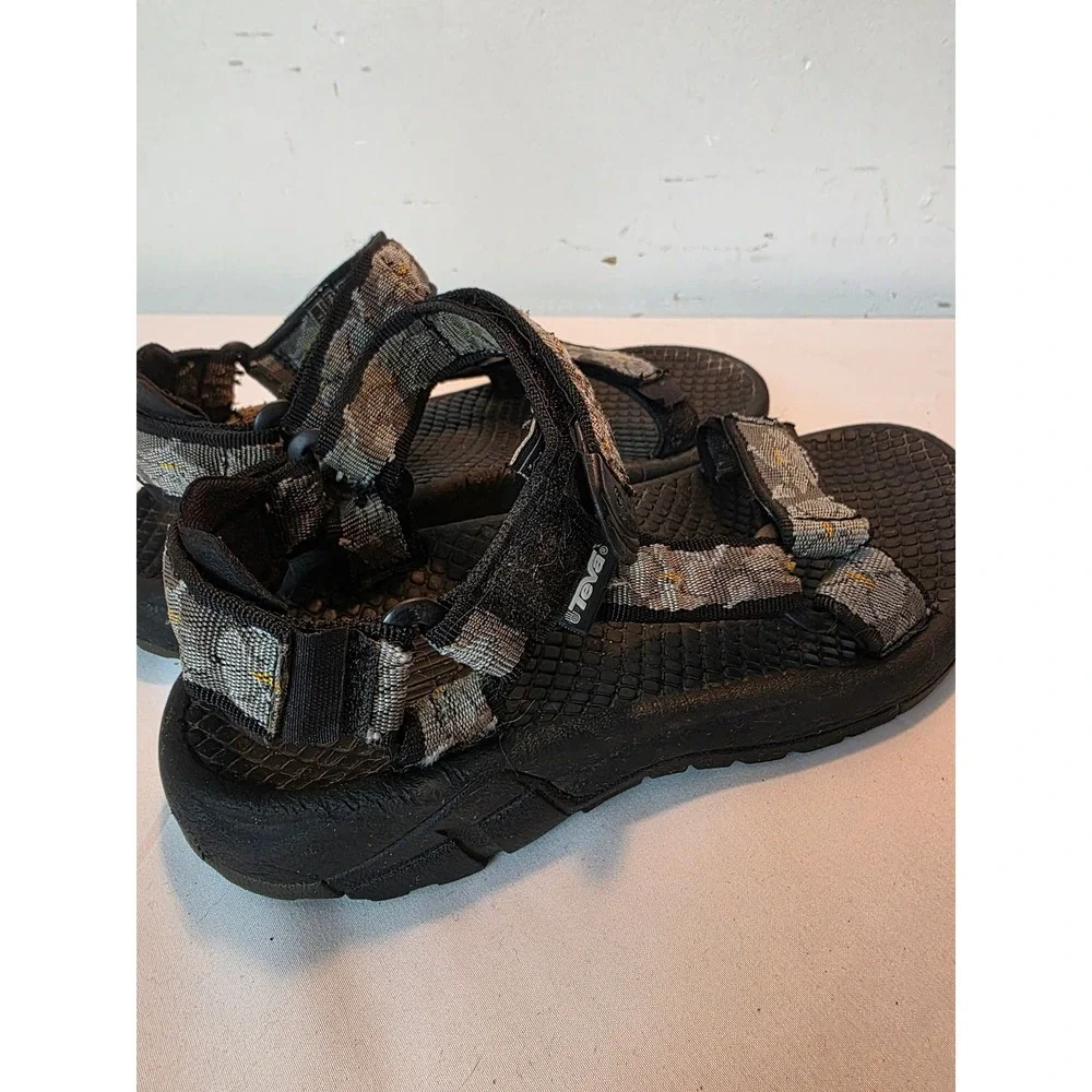Teva Mens Hurricane XLT2 Sport Sandals Grey Black Geometric Pattern EU 40